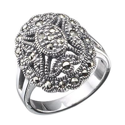 Marcasite jewelry ring HR0085 1