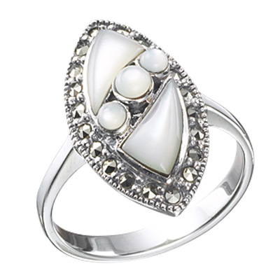 Marcasite jewelry ring HR0142 1