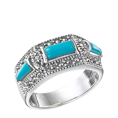 Marcasite jewelry ring HR0236 1
