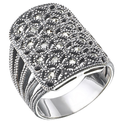 Marcasite jewelry ring HR0270 1