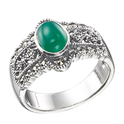 Marcasite jewelry ring HR0325 1