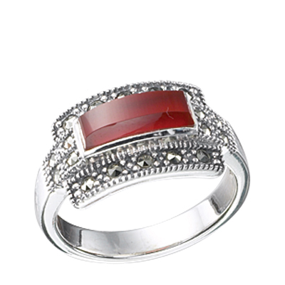 Marcasite jewelry ring HR0344 1