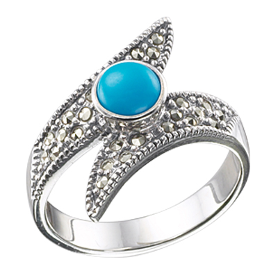 Marcasite jewelry ring HR0361 1