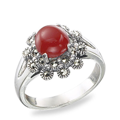 Marcasite jewelry ring HR0508 1