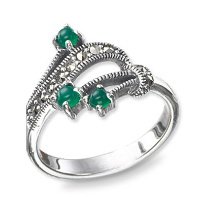 Marcasite jewelry ring HR0529 1