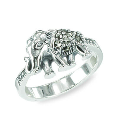 Marcasite jewelry ring HR0590 1
