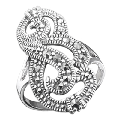 Marcasite jewelry ring HR0623 1