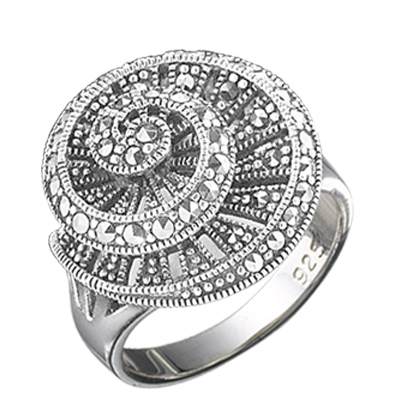 Marcasite jewelry ring HR0625 1