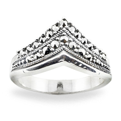 Marcasite jewelry ring HR0733 1