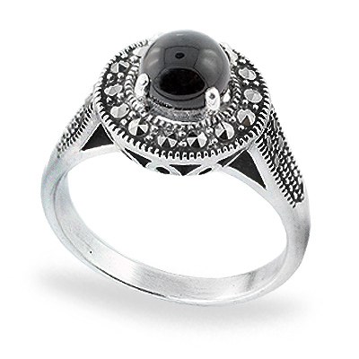 Marcasite jewelry ring HR0745 1