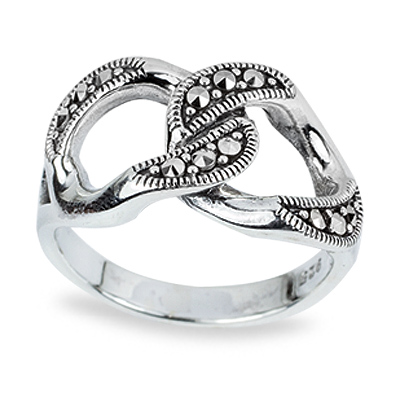 Marcasite jewelry ring HR0751 1