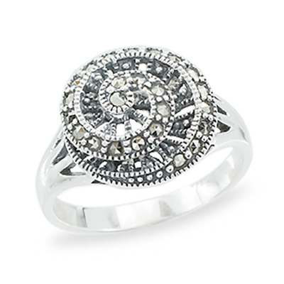 Marcasite jewelry ring HR1303 1