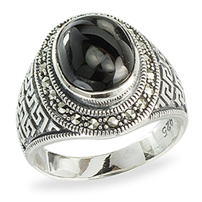Marcasite jewelry ring HR1375 1