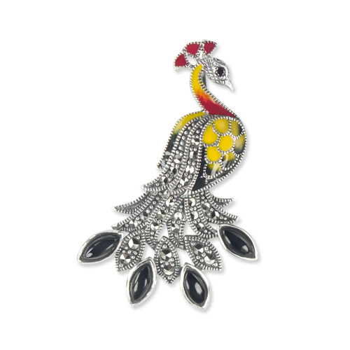 marcasite brooch HB0637 ON 1