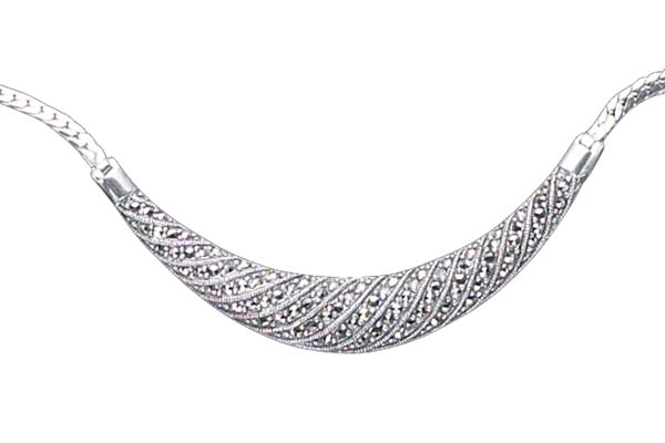 Marcasite necklace NE0247 1