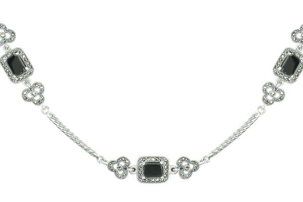 Marcasite necklace NE0573 1