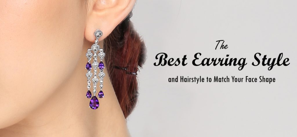 The Best Earring Style and Hairstyle to Match Your Face Shape 01