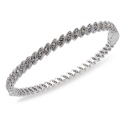 Marcasite Jewelry Bangle-BG0449-MAC
