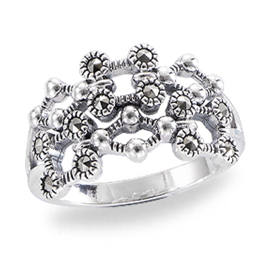 Marcasite Fusion Ring