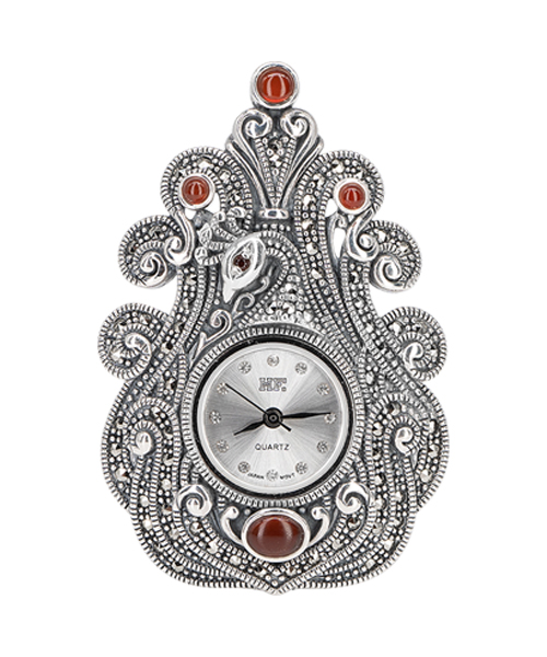 Marcasite Jewelry Watch-HW0346-ONX