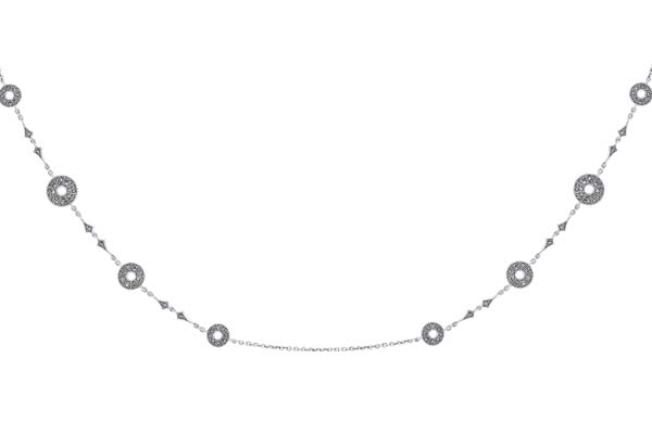 Marcasite Jewelry Necklace-NE0610-MAC