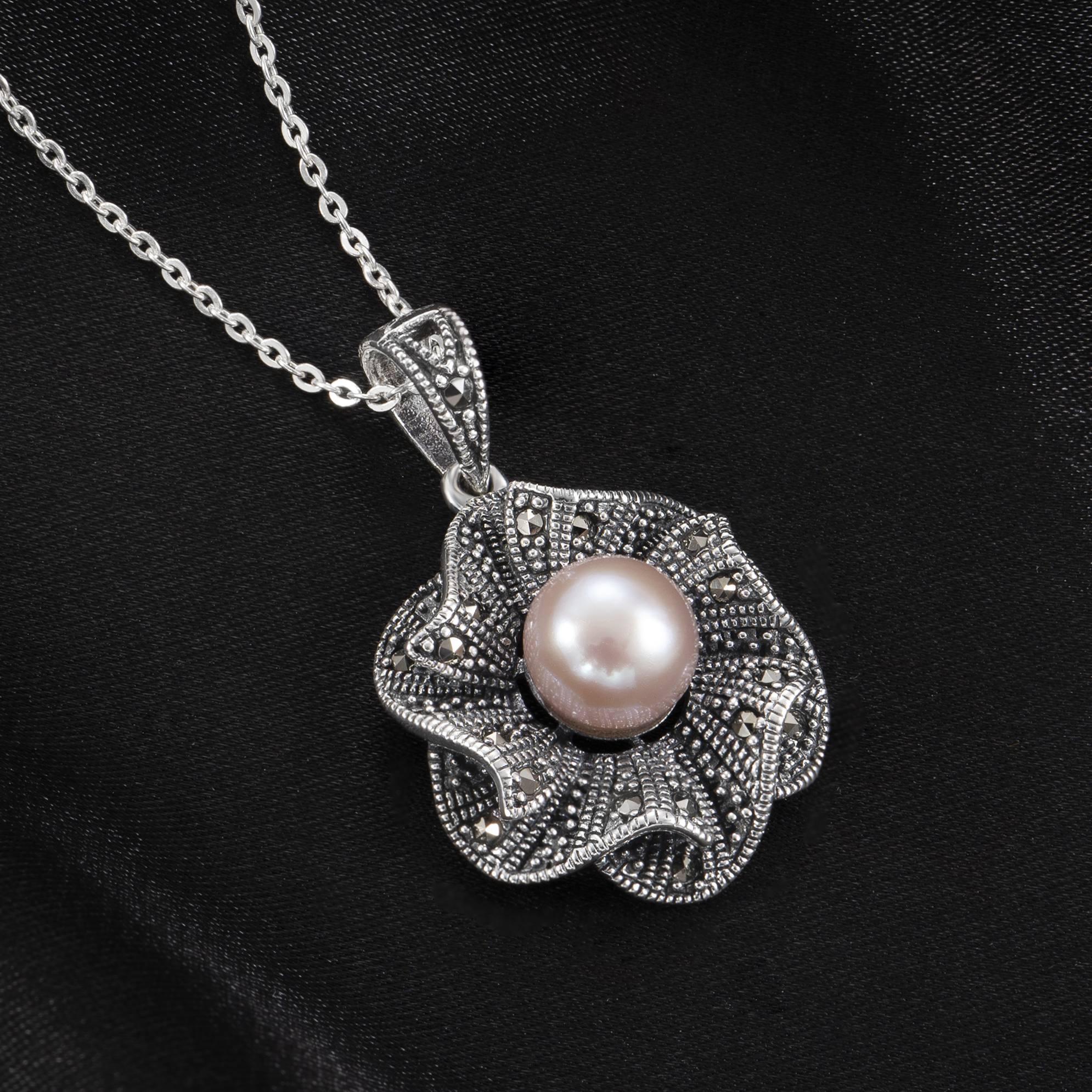 New Arrivals-Marcasite Pendant