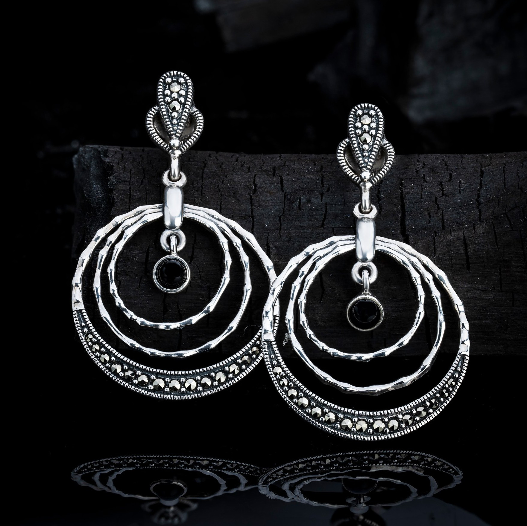 New Arrivals-Marcasite Earring